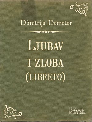 cover image of Ljubav i zloba (libreto)